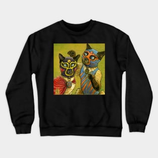 Luchadores Siamese Crewneck Sweatshirt